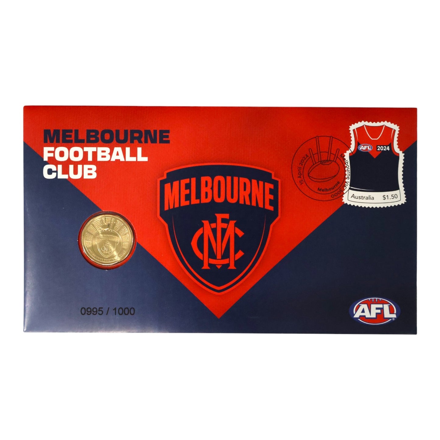 2024 PNC - Australia Post AFL Stamp & Coin Cover - Choose Your Club