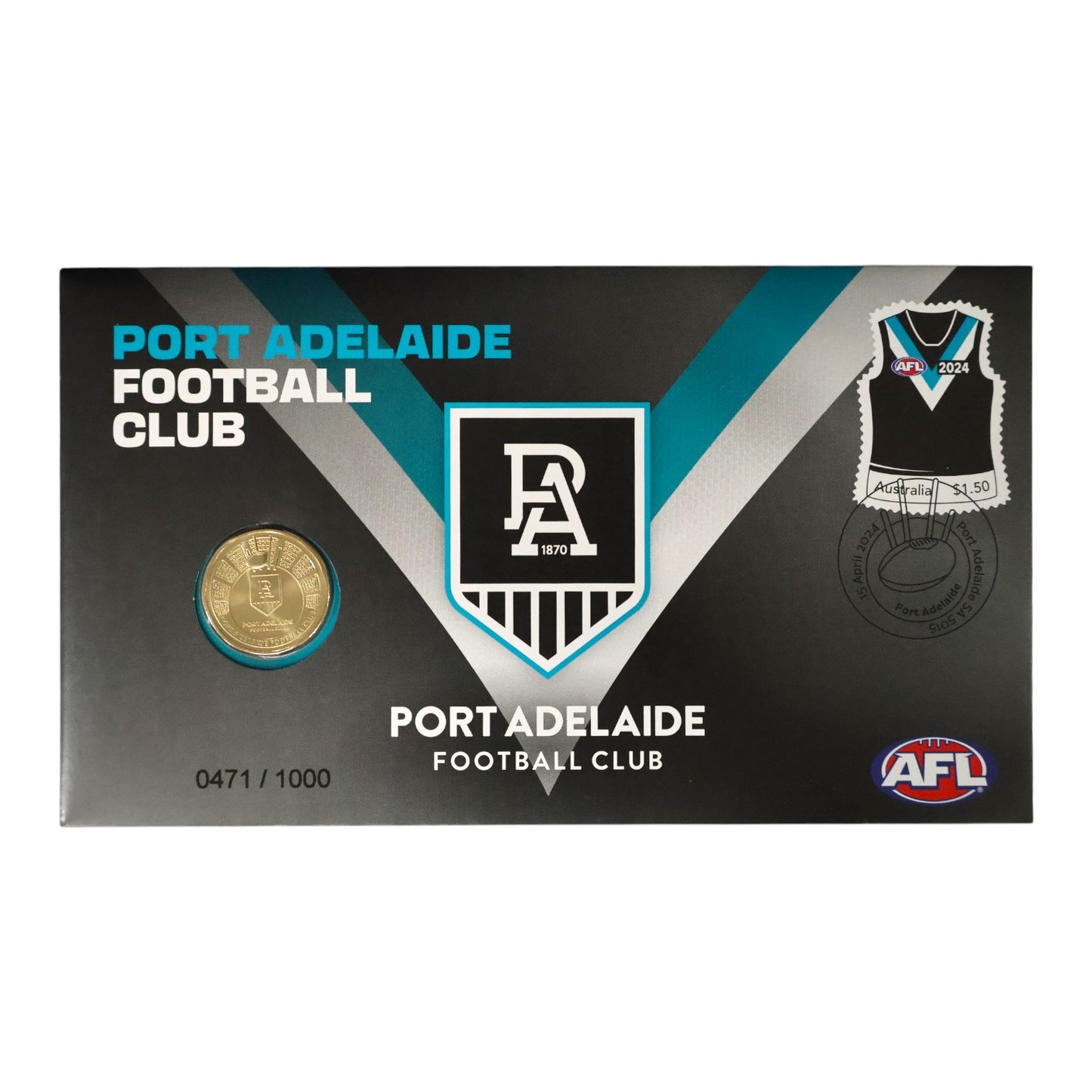 2024 PNC - Australia Post AFL Stamp & Coin Cover - Choose Your Club
