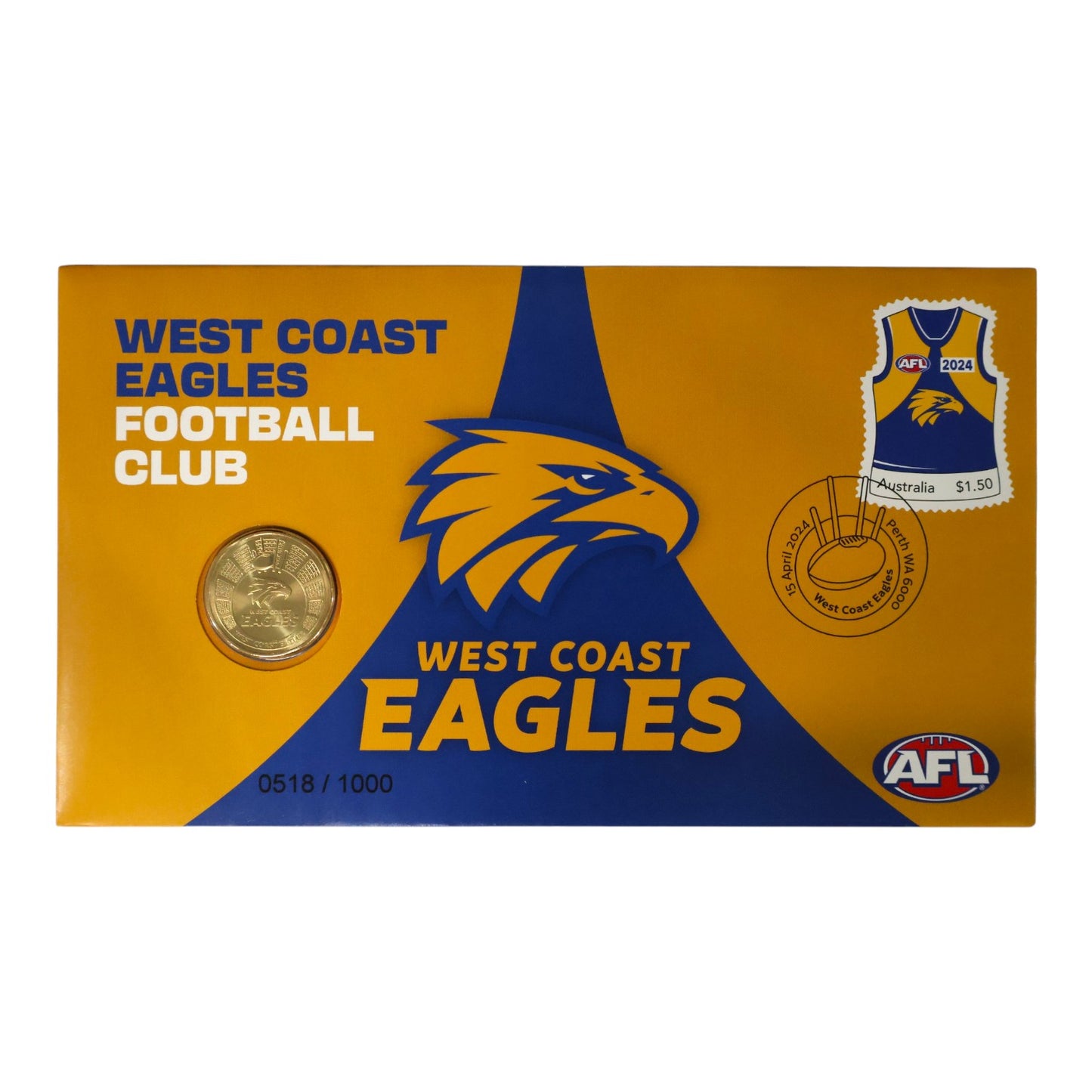 2024 PNC - Australia Post AFL Stamp & Coin Cover - Choose Your Club