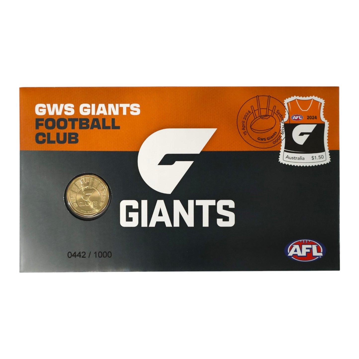 2024 PNC - Australia Post AFL Stamp & Coin Cover - Choose Your Club