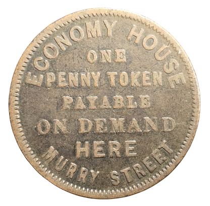 1850 Joseph Moir - Economy House - Penny