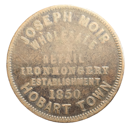 1850 Joseph Moir - Economy House - Penny