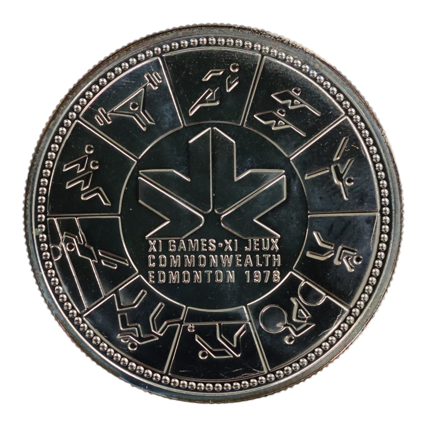 1978 Canada Silver $1 Coin - "Commonwealth Games" - Specimen Finish