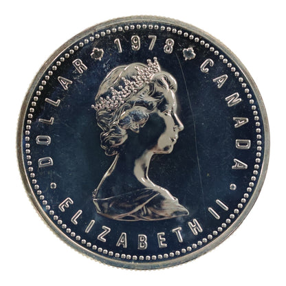 1978 Canada Silver $1 Coin - "Commonwealth Games" - Specimen Finish