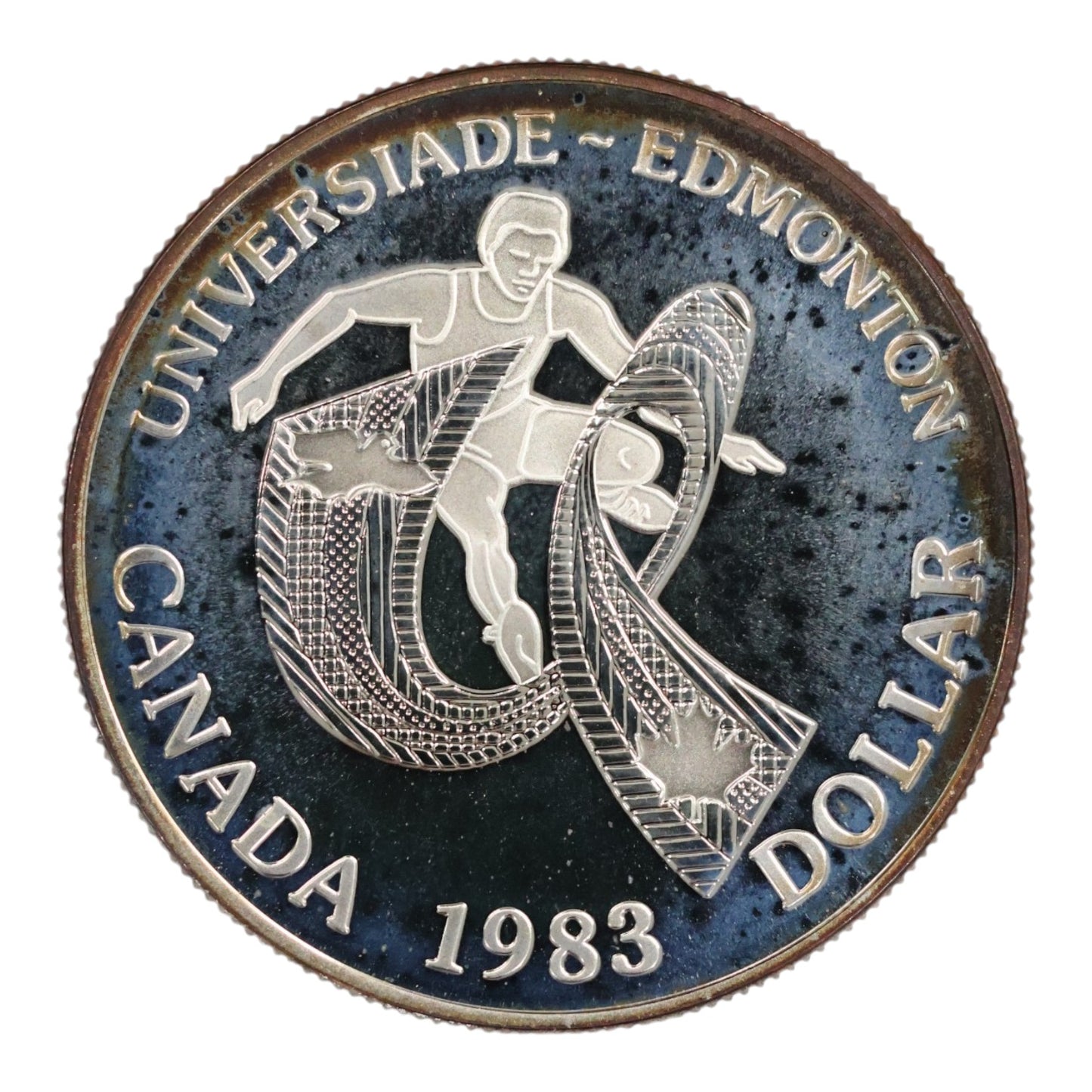 1983 Canada Silver $1 Coin - "World University Games" - Specimen Finish