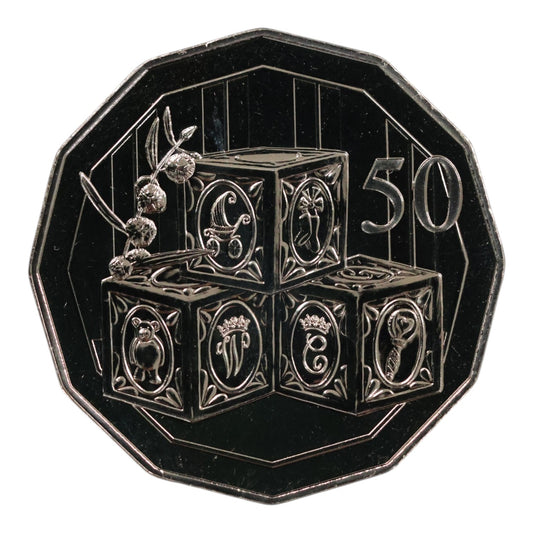 2015 50c Coin - Royal Baby of the Duke & Duchess - HRH Princess Charlotte