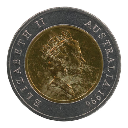 1996 $5 Coin - Sir Donald Bradman - Bimetallic