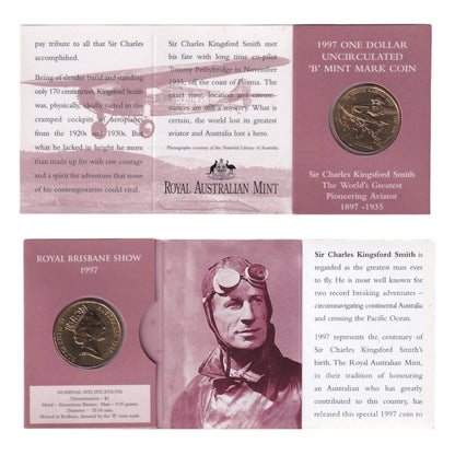 1997 $1 Coin - 100th Anniversary of Sir Charles Kingsford Smith