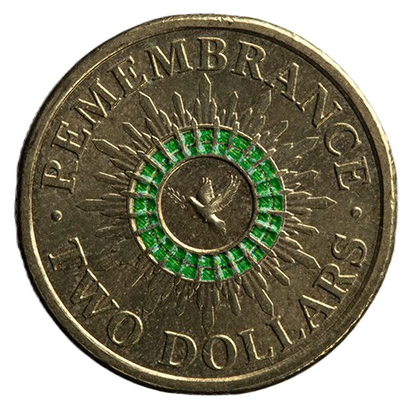 2014 $2 Coin - Remembrance Day - Extremely Fine