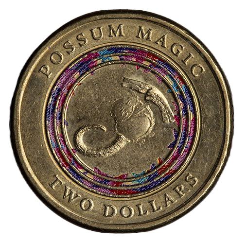 2017 Australian $2 Dollar Coin - Possum Magic - Hush Can See Her Tail Again