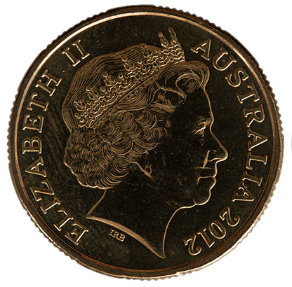 2012 $1 Coin - Wheat Sheaf Dollar - [M] Privy Mark
