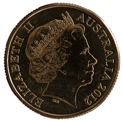 2012 $1 Coin - Wheat Sheaf Dollar - [B] Privy Mark