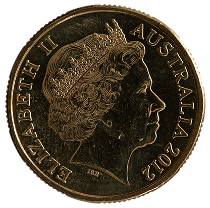 2012 $1 Coin - Wheat Sheaf Dollar - [S] Privy Mark