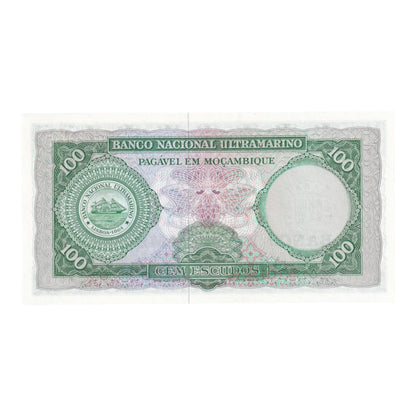 1961 Mozambique - 100 Escudos - p109a - Uncirculated