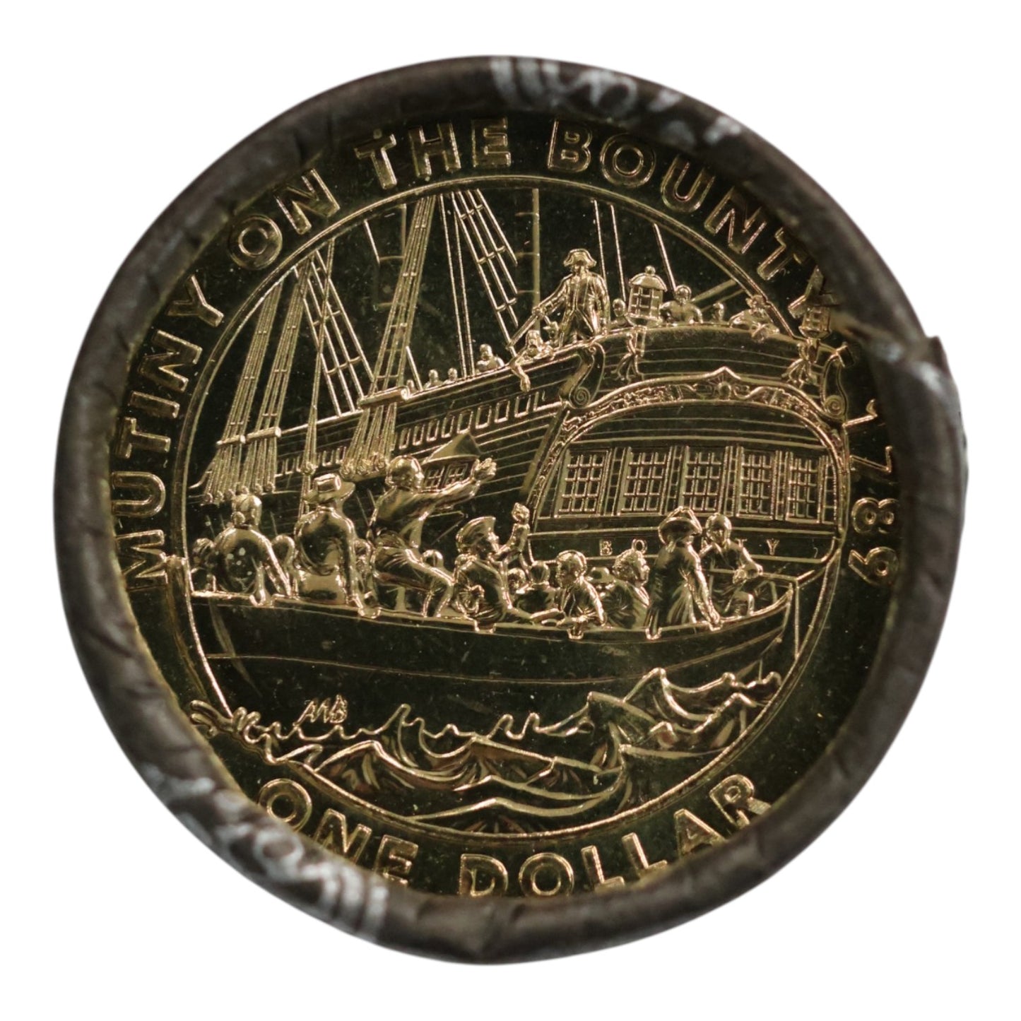 2019 $1 Coin Roll Set - Mutiny and Rebellion Set of 3 Cotton and Co Rolls