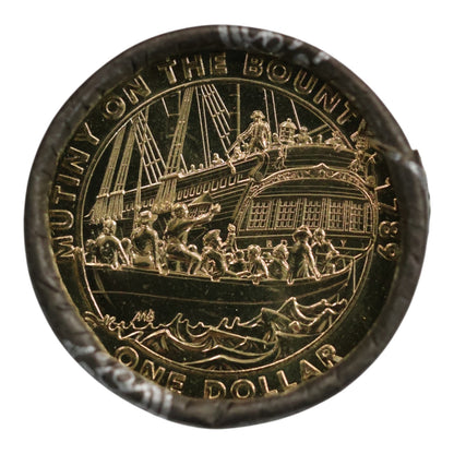 2019 $1 Coin Roll Set - Mutiny and Rebellion Set of 3 Cotton and Co Rolls