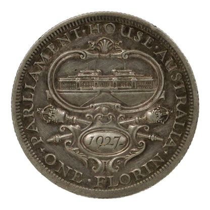 1927 Florin - Parliament House/Canberra Florin - Very Fine