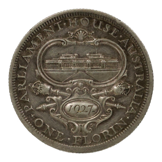 1927 Florin - Parliament House/Canberra Florin - Very Fine