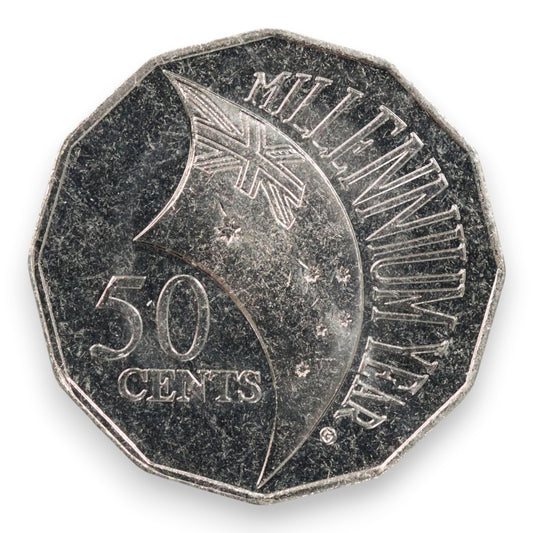 2000 50c Coin - Celebrating the Millennium - Uncirculated