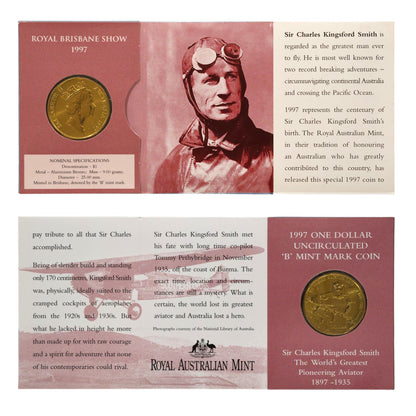 1997 $1 Coin - 100th Anniversary of Sir Charles Kingsford Smith