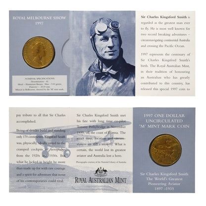 1997 $1 Coin - 100th Anniversary of Sir Charles Kingsford Smith