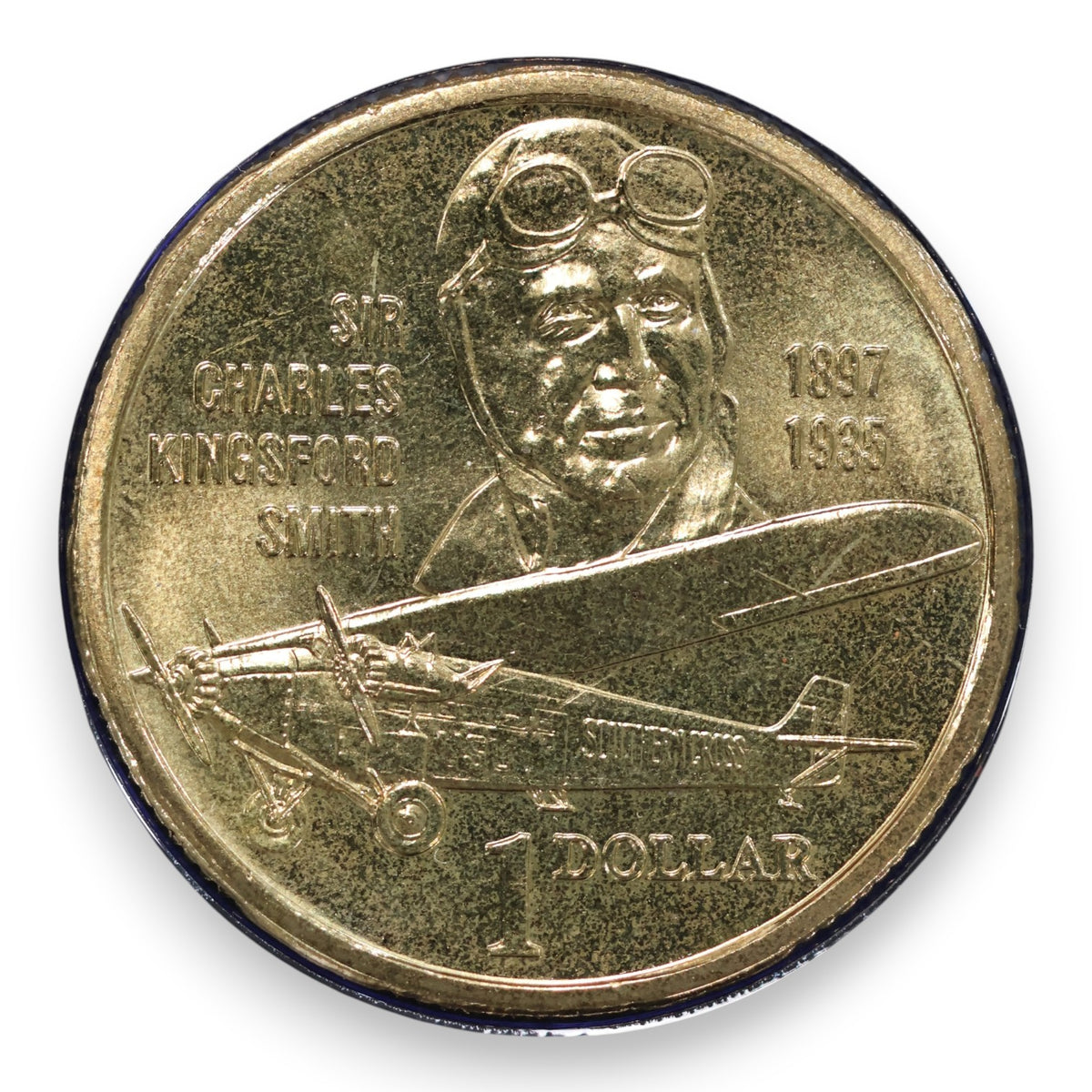 1997 $1 Uncirculated Two-Coin Set – Sir Charles Kingsford Smith Centenary (1897–1935)