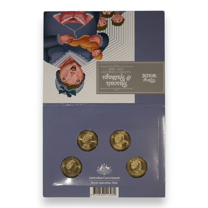 2018 $1 Uncirculated Four-Coin Set – Australia's Convict Era: Rascals & Ratbags - CBMS Mintmark & Privy Mark Set