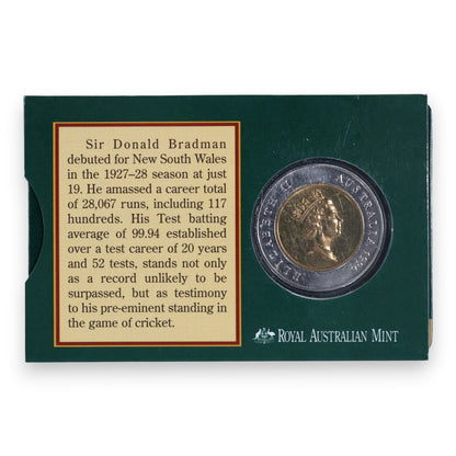 1996 $5 Coin - Sir Donald Bradman Tribute