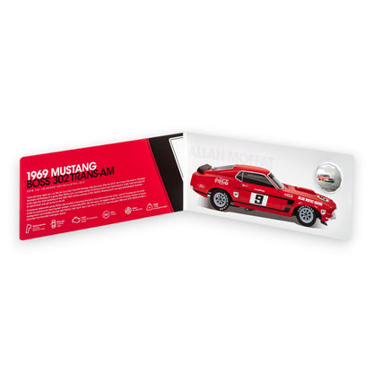 2018 50c Coin - Ford High Octane - 1969 Mustang Boss 302 Trans-Am