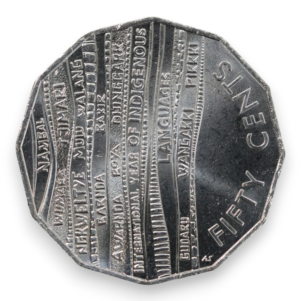 2019 50c "International Year of Indigenous Languages" - Uncirculated (Ex-RAM Bag)