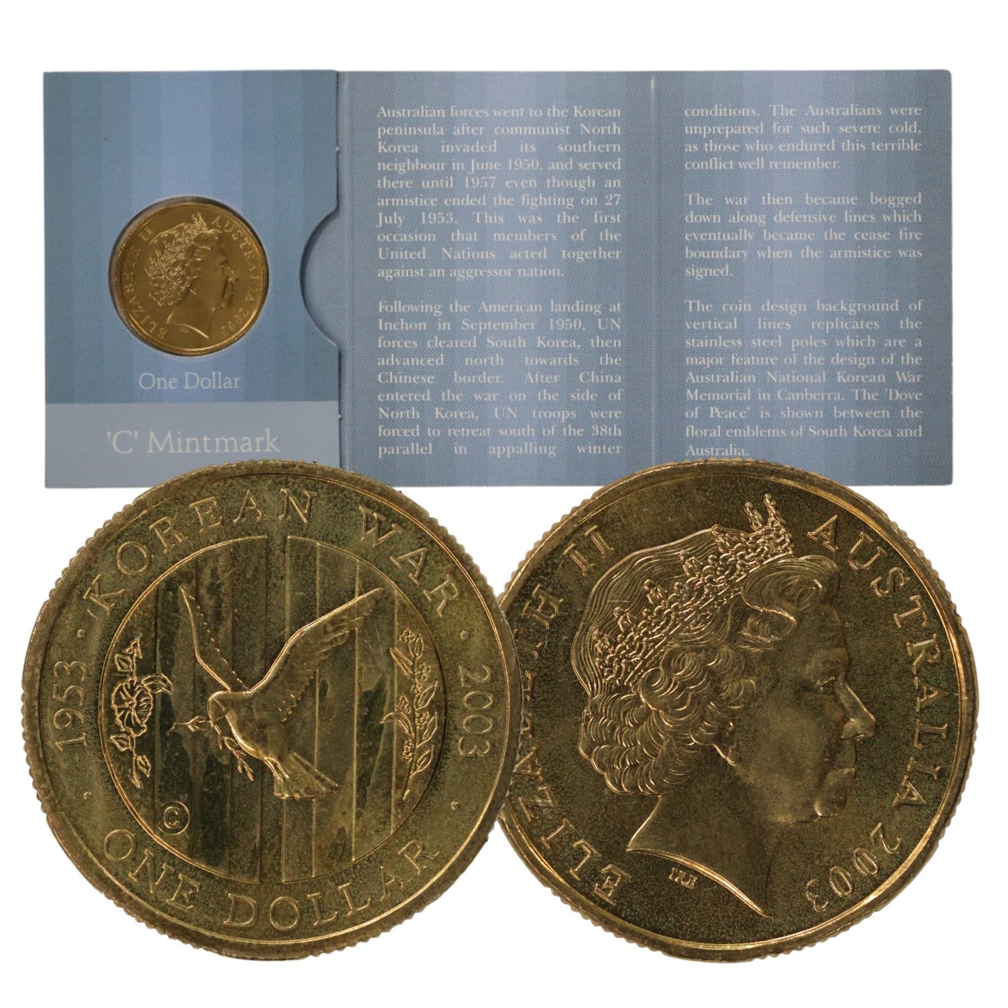 2003 $1 Coin - 50th Anniversary of the End of the Korean War