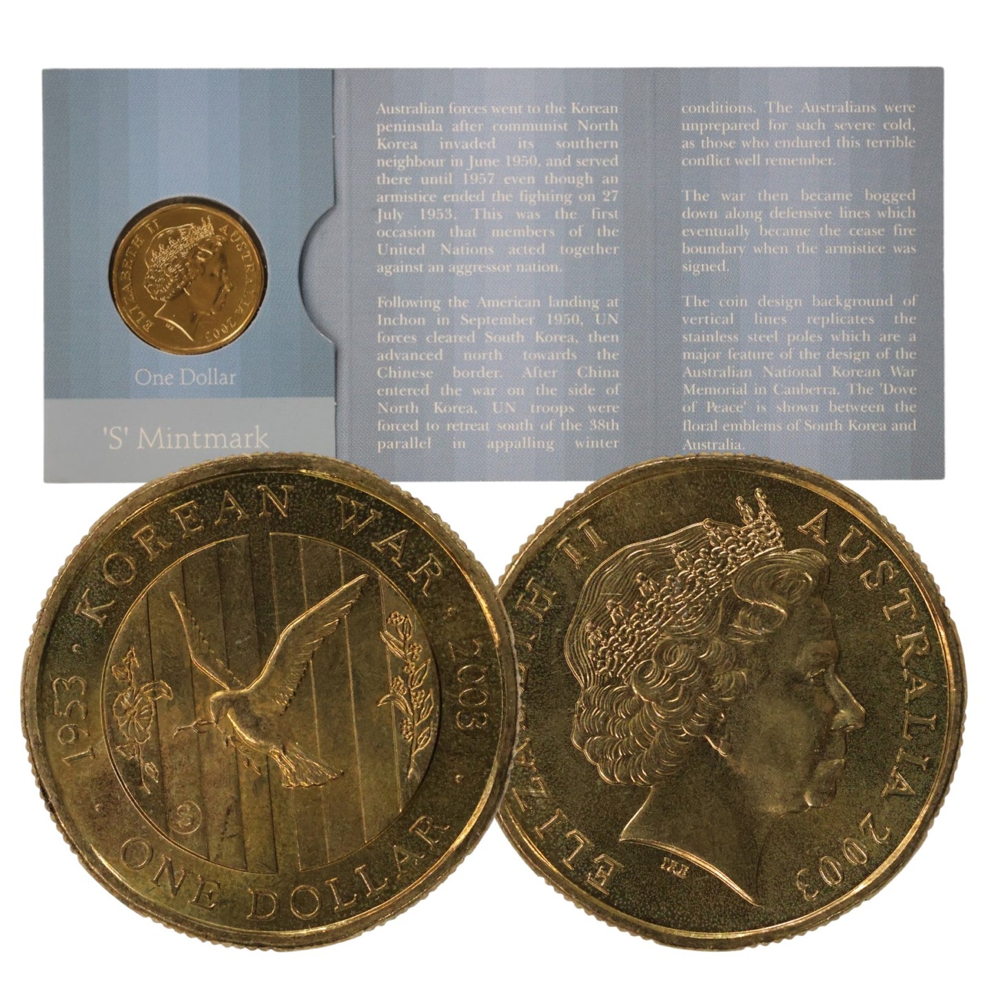 2003 $1 Coin - 50th Anniversary of the End of the Korean War