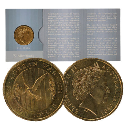 2003 $1 Coin - 50th Anniversary of the End of the Korean War