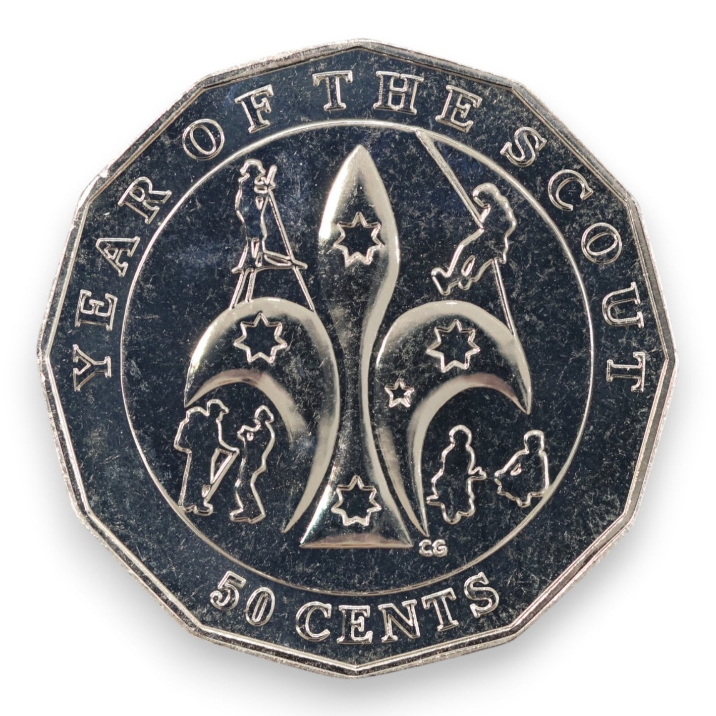 2008 50c Coin - Centenary of Scouting in Australia - Ex-PNC Uncirculated