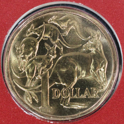 1984 $1 Coin - Uncirculated in Red Card