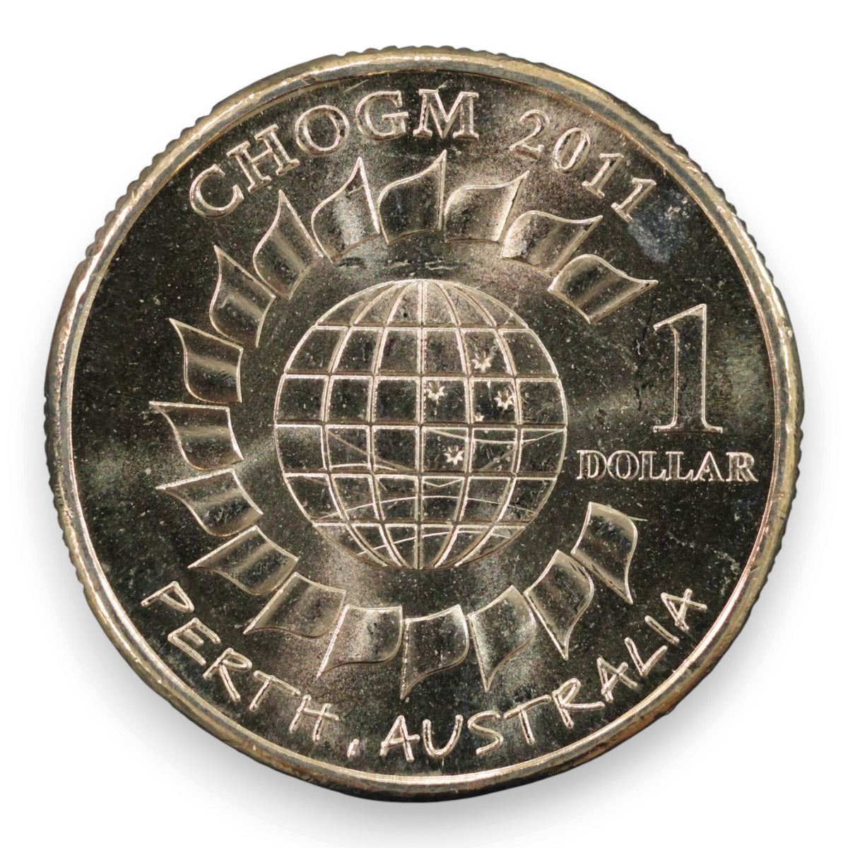 2011 $1 "CHOGM" - Uncirculated (Ex-RAM Roll)