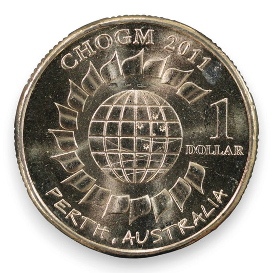 2011 $1 "CHOGM" - Uncirculated (Ex-RAM Roll)