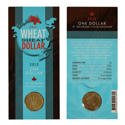 2012 $1 Coin - Wheat Sheaf Dollar (Multi-Variety Selection)