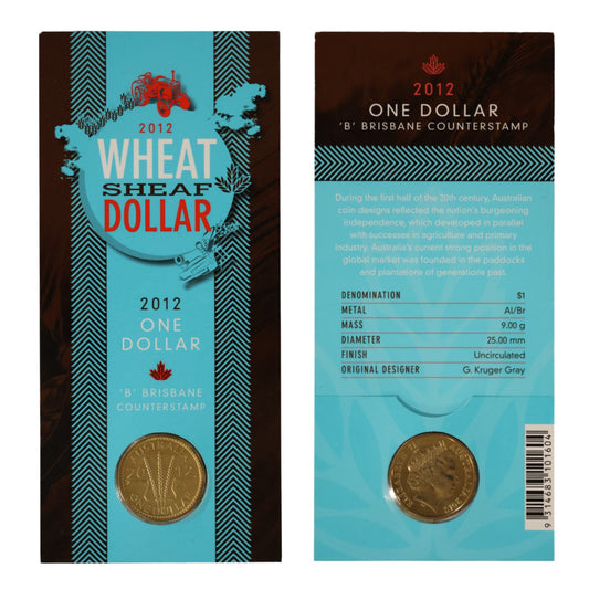 2012 $1 Coin - Wheat Sheaf Dollar (Multi-Variety Selection)