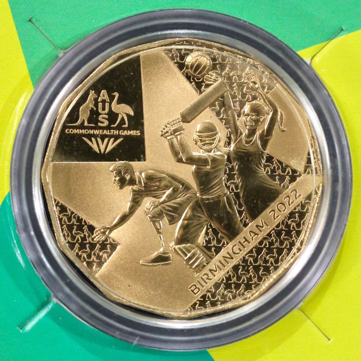2022 Gold Plated 50c Coin - Commonwealth Games