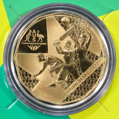 2022 Gold Plated 50c Coin - Commonwealth Games