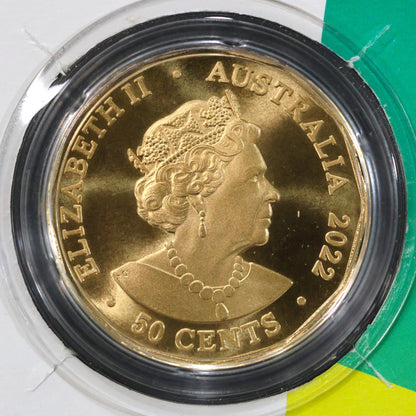 2022 Gold Plated 50c Coin - Commonwealth Games