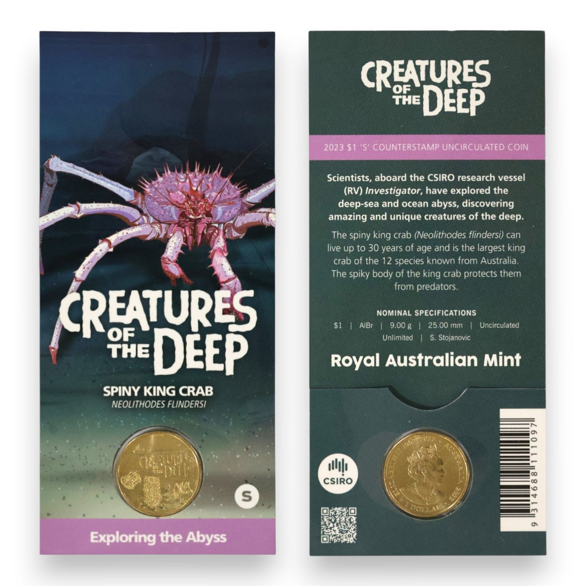 2023 $1 Coin - Creatures of the Deep (Multi-Variety Selection)