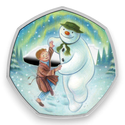 2023 The Snowman™ UK 50p Colour Silver Proof Coin