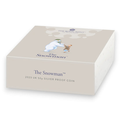 2023 The Snowman™ UK 50p Colour Silver Proof Coin