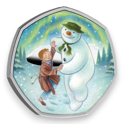 2023 The Snowman™ UK 50p Colour Silver Proof Coin