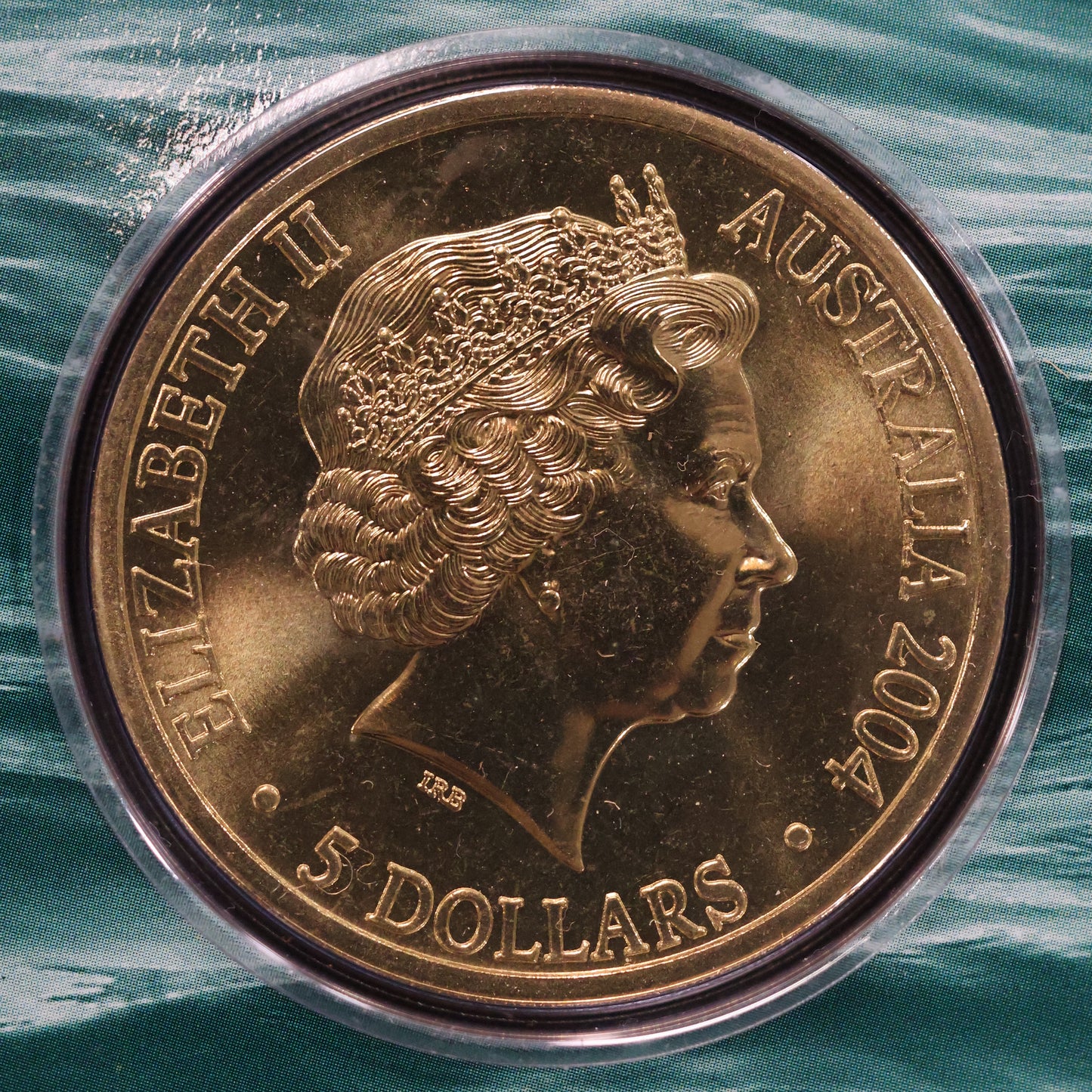 2004 $5 Coin - Bicentenary of Tasmania - 'H' Mintmark