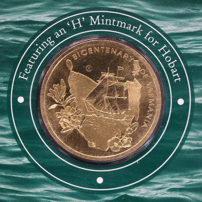 2004 $5 Coin - Bicentenary of Tasmania - 'H' Mintmark