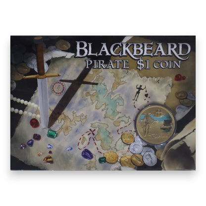 2010 $1 Uncirculated Coloured Coin – Golden Age of Piracy: Blackbeard