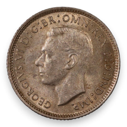 1945 Australian Sixpence - Extremely Fine